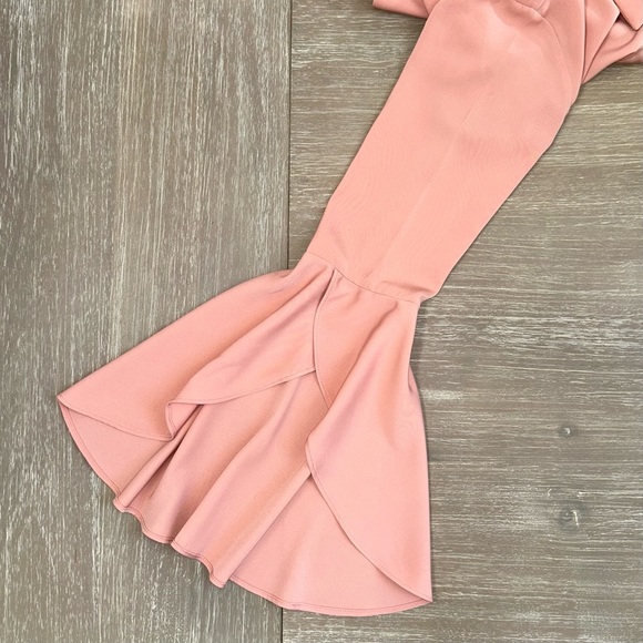 Kabana Tunic Mini Dress S Bell Sleeve Tie Waist Boho Chic Flattering Fit - Picture 9 of 13